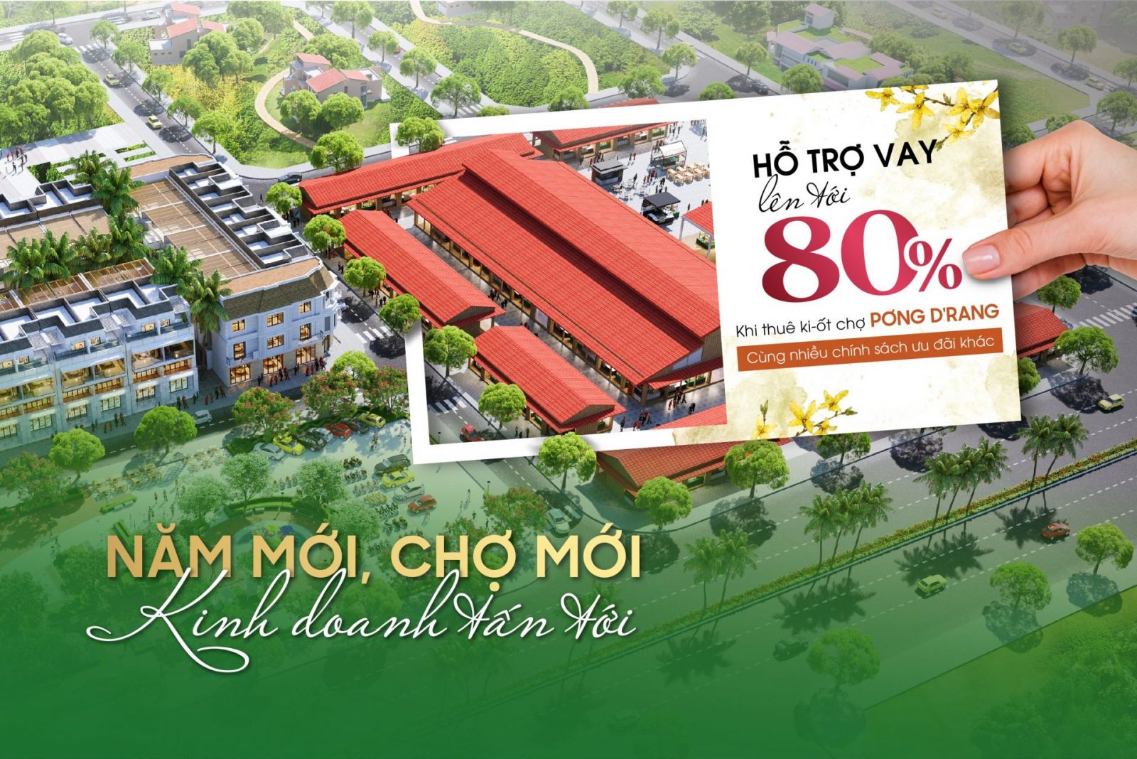 VNSC TUNG CHÍNH SÁCH ƯU ĐÃI CUỐI NĂM CHO DỰ ÁN CHỢ PƠNG D’RANG - Viet Nam Smart City