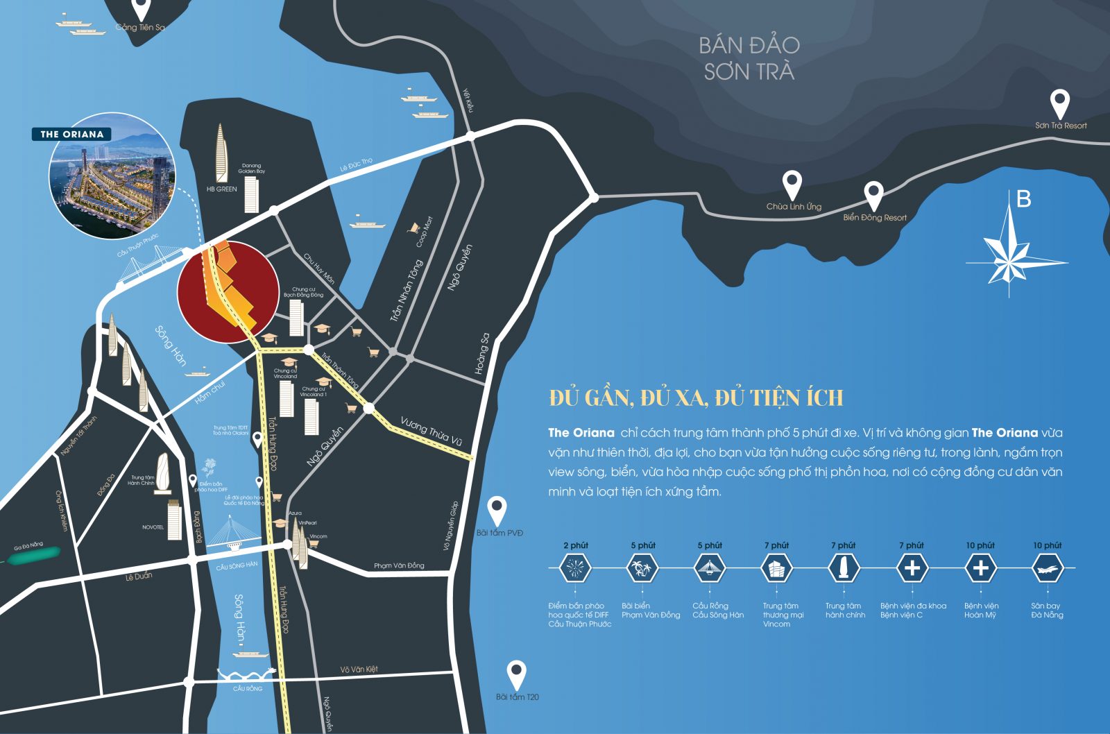 Bản đồ dự án PHÂN KHU THE ORIANA