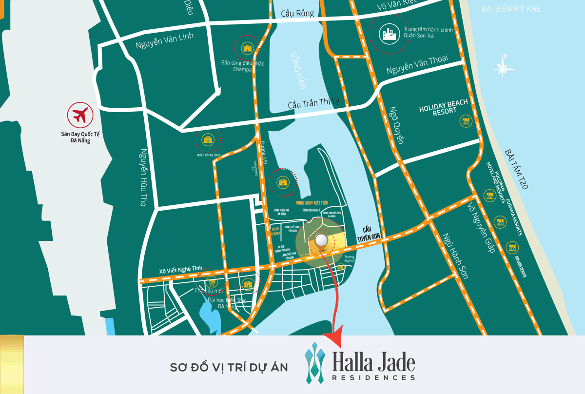 Bản đồ dự án HALLA JADE
