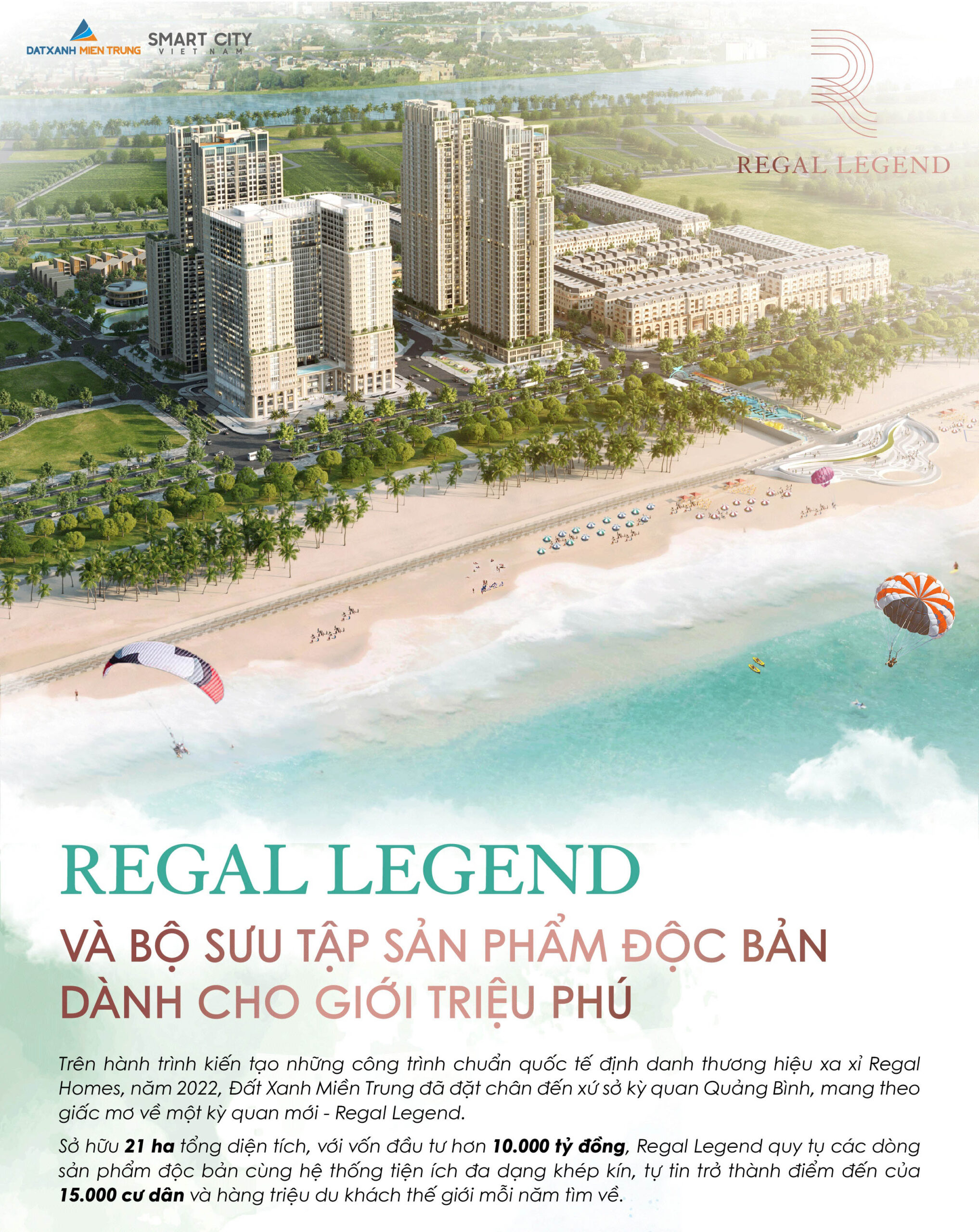 Regal Legend: Sắc vóc một đại đô thị du lịch quốc tế với các dòng siêu phẩm độc bản - Viet Nam Smart City
