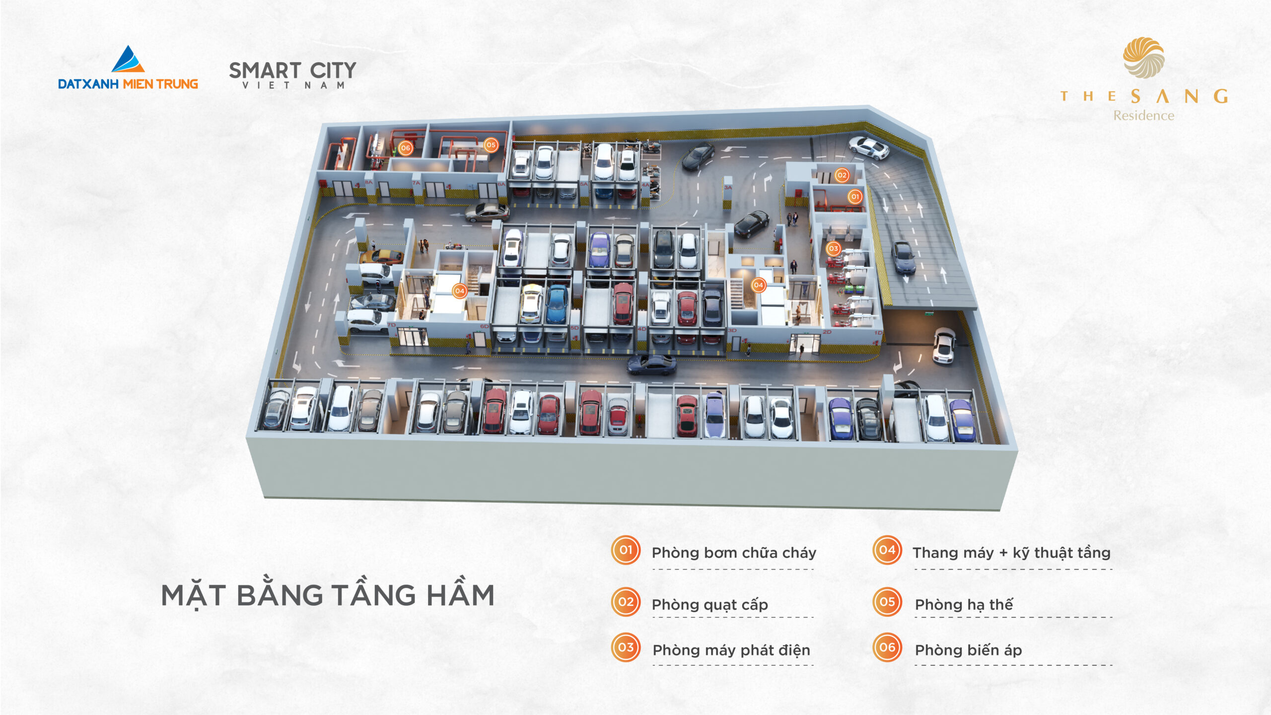 Mua nhà tại The Sang Residence đỗ xe ở đâu? - Viet Nam Smart City