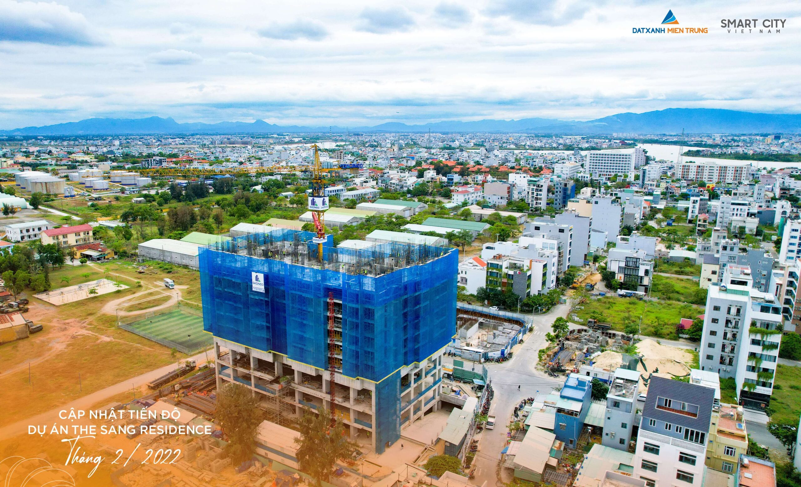 Cập nhật tiến độ thi công dự án The Sang Residence tháng 02.2022 - Viet Nam Smart City