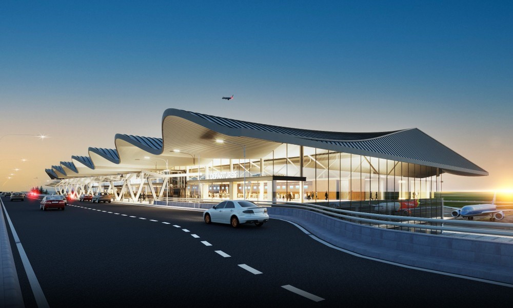 Kiến trúc đồi cát 'hóa thân' vào nhà ga sân bay Đồng Hới gần 2.000 tỷ - Viet Nam Smart City