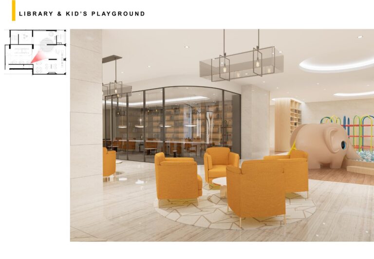 Thư viện Private lounge dự án Regal Residence Luxury