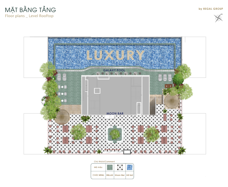 Mặt bằng dự án Regal Residence Luxury