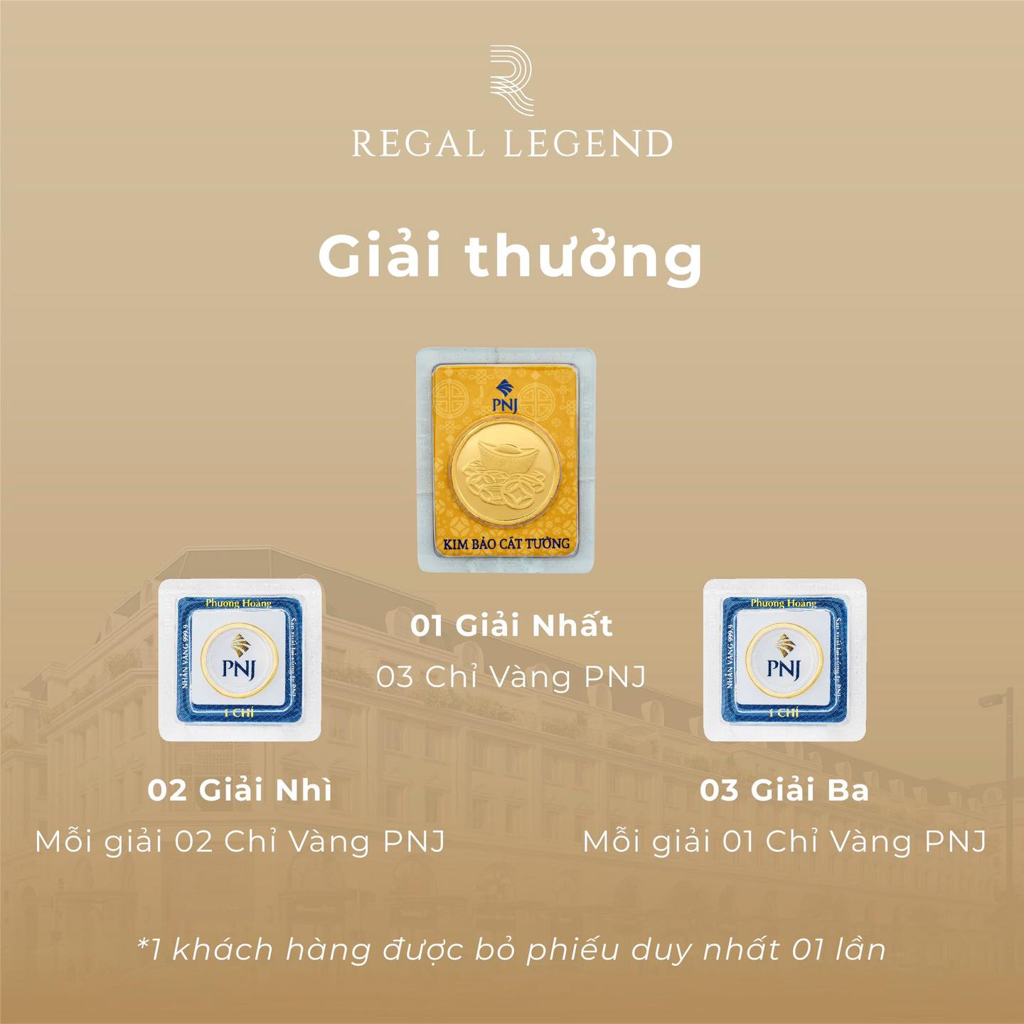 Trải nghiệm thương lưu - Nhận vàng ròng cùng Regal Legend - Viet Nam Smart City