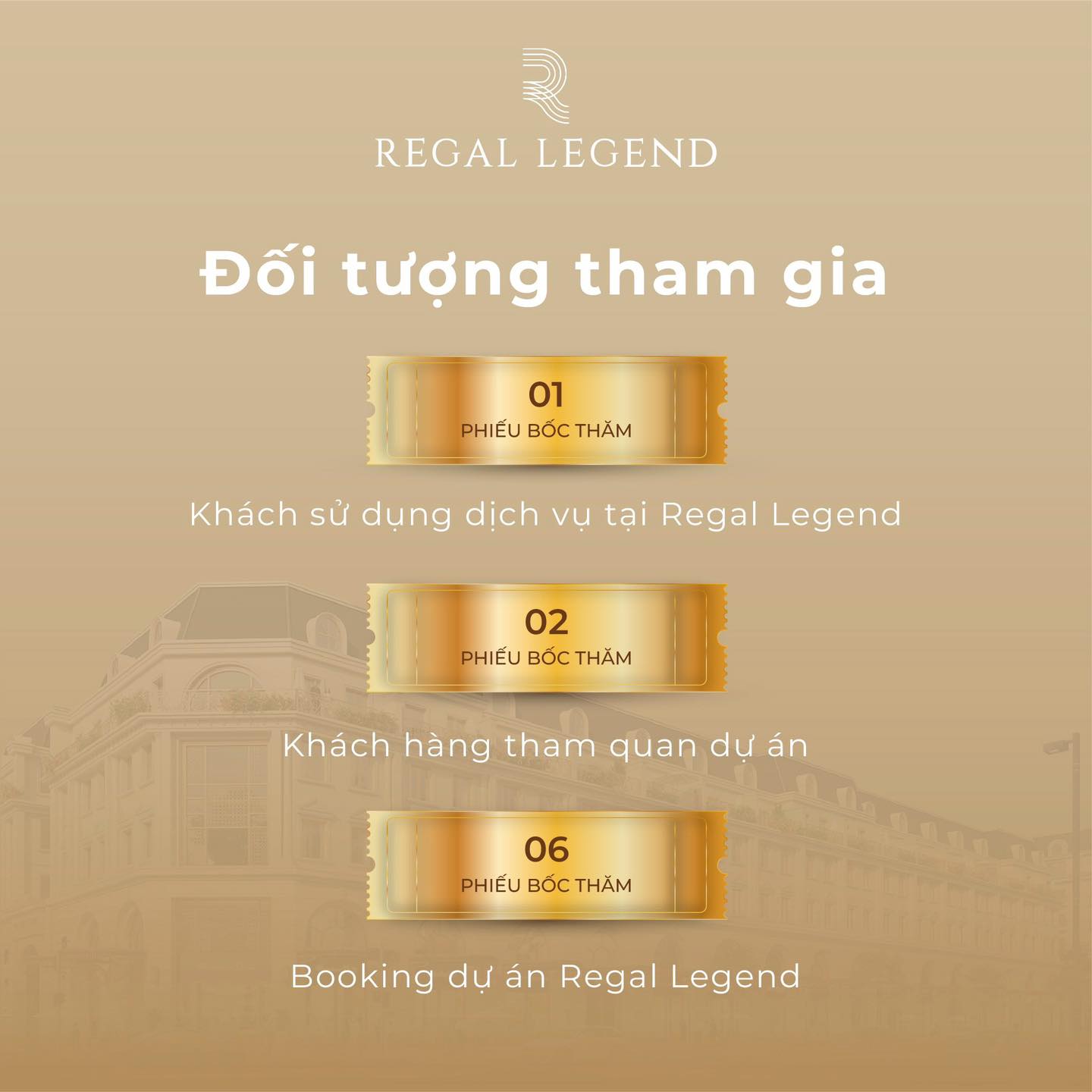 Trải nghiệm thương lưu - Nhận vàng ròng cùng Regal Legend - Viet Nam Smart City