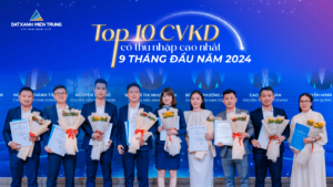 Thành tích ấn tượng: Top10 Chuyên viên Kinh doanh dẫn đầu 9 tháng đầu năm 2024 nhà Viet Nam Smart City