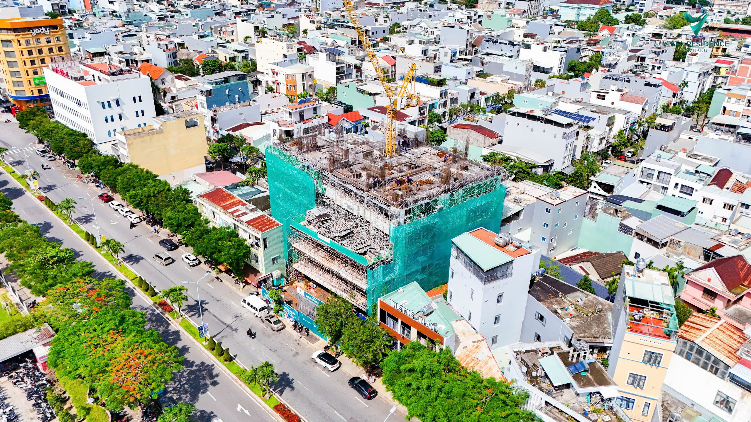 Tiến độ Vista Residence Da Nang 11/2024